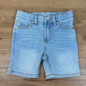 Koala Kids Denim Shorts Boys 3T Light Blue Stretch Adjustable Waist
